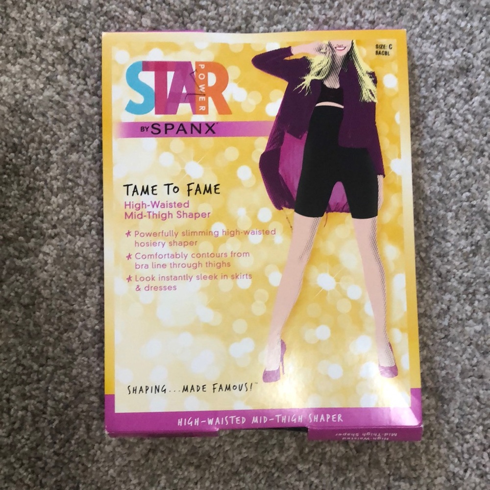 Star Power by Spanx black high-waisted shaper